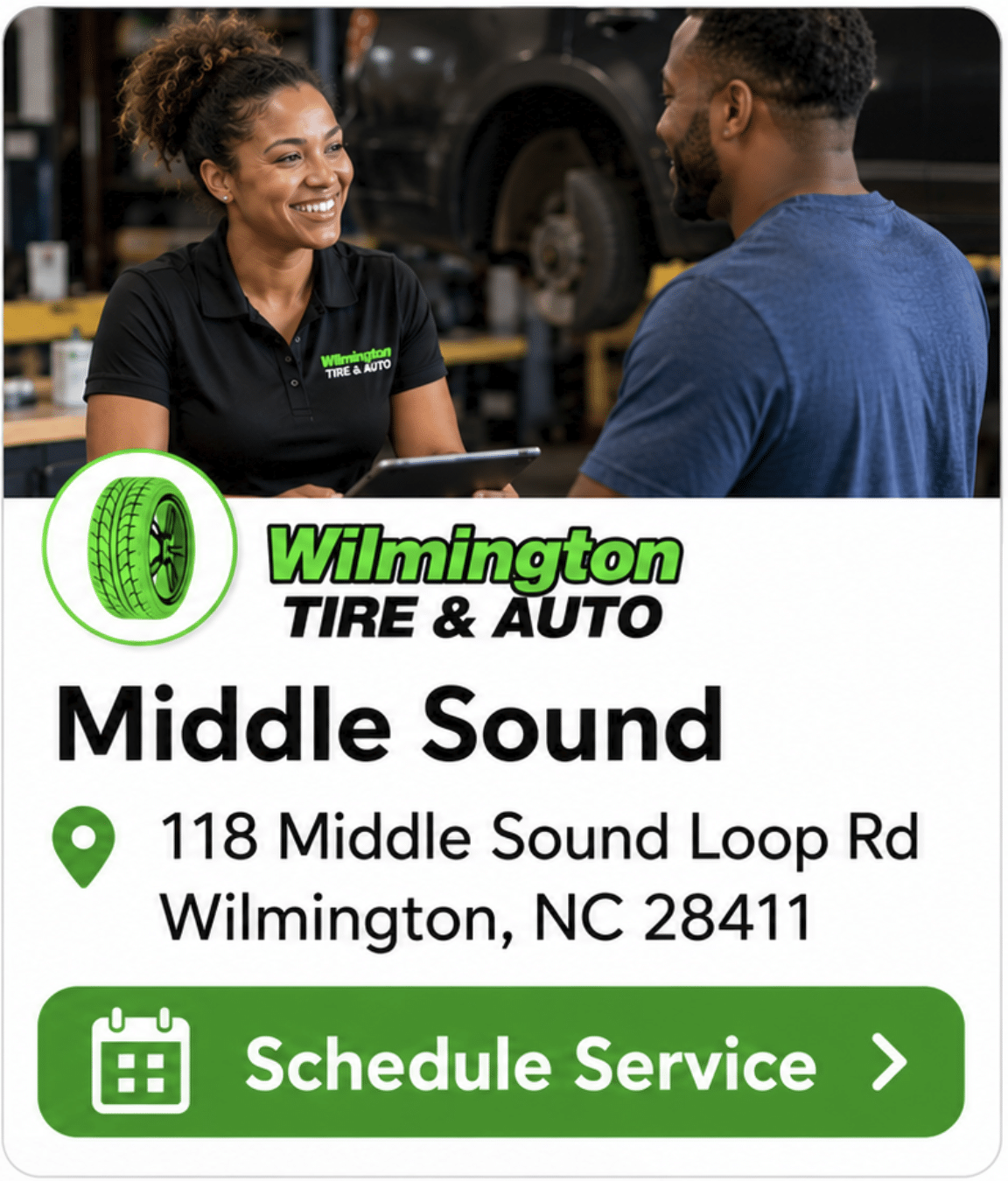 Schedule service at 118 Middle Sound Loop Road, Wilmington, NC 28411