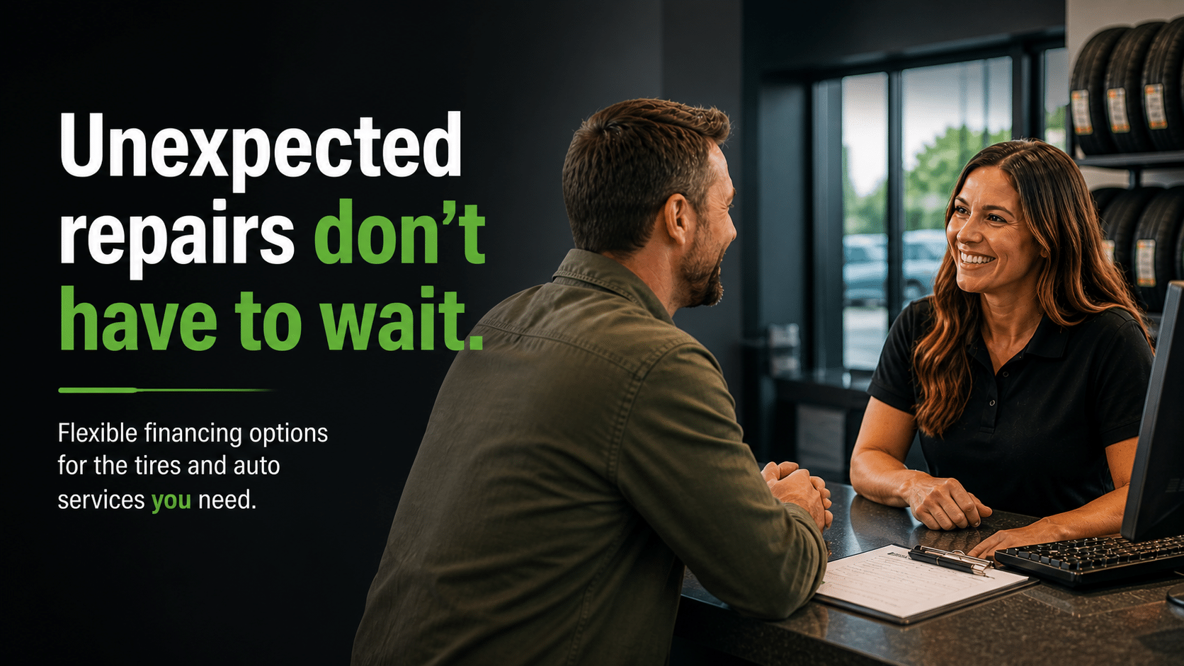 Unexpected repairs don’t have to wait: financing options for tires and auto services
